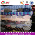 2016 High Quality Breathable Yarn Dyed Plaid 100 Cotton Fabric For T-Shirt 100% cotton yarn dyed checks fabric for T-Shirt